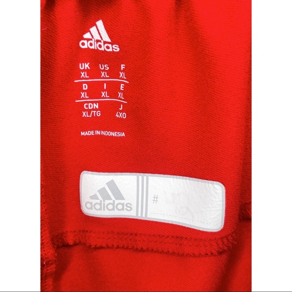 North Carolina State Wolfpack Adidas Climalite Men XL Red Wind Sweat Track Pants - Picture 4 of 4